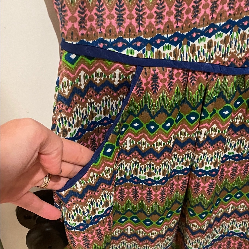 Colorful Patterned Dress - Picture 2 of 5